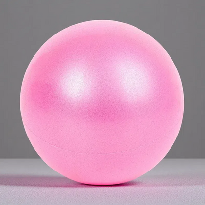 Dance Fitness Massage Yoga Ball – Durable PVC Exercise Ball with Inflator Pink