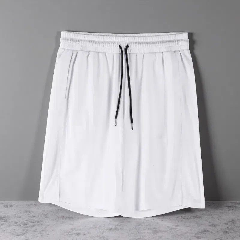 Breathable Quick-Dry Casual Sports Mesh Fabric Shorts – Lightweight Loose Fit with Micro Elasticity