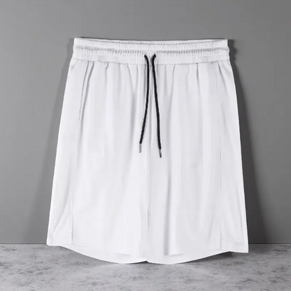 Breathable Quick-Dry Casual Sports Mesh Fabric Shorts – Lightweight Loose Fit with Micro Elasticity