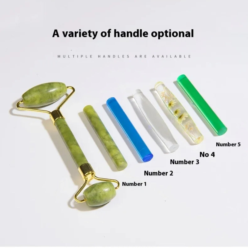 Beauty Device Jade Scraping Board Set – Natural Jade Facial Massage Tools