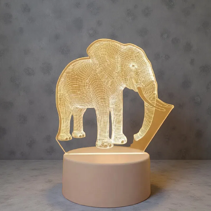 3D Lights Colorful Touch Remote Control LED Visual Lights