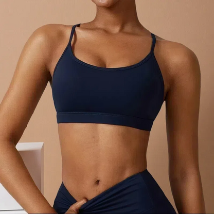 Women's Quick-Drying Sports Bra – Breathable Pullover Fitness Underwear