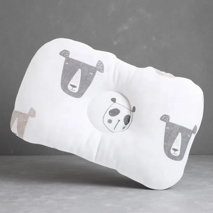 Autumn and Winter Baby Pillow – Cotton Round Anti-Eccentric Head Support Pillow for 0-1 Years 4 30x23cm