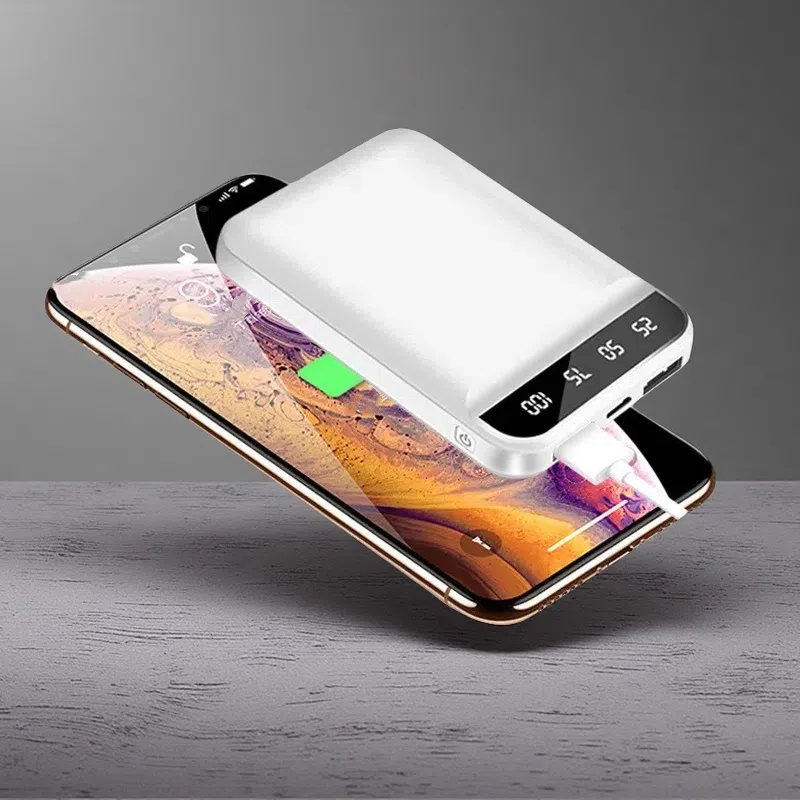 Large Capacity Mini Power Bank – Compact Multi-Port Charger for On-the-Go Power