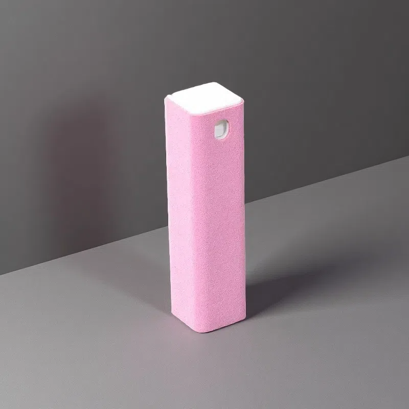 2-in-1 Phone Screen Cleaner Spray – Compact Screen Cleaning Tool (No Cleaning Liquid Included) Pink