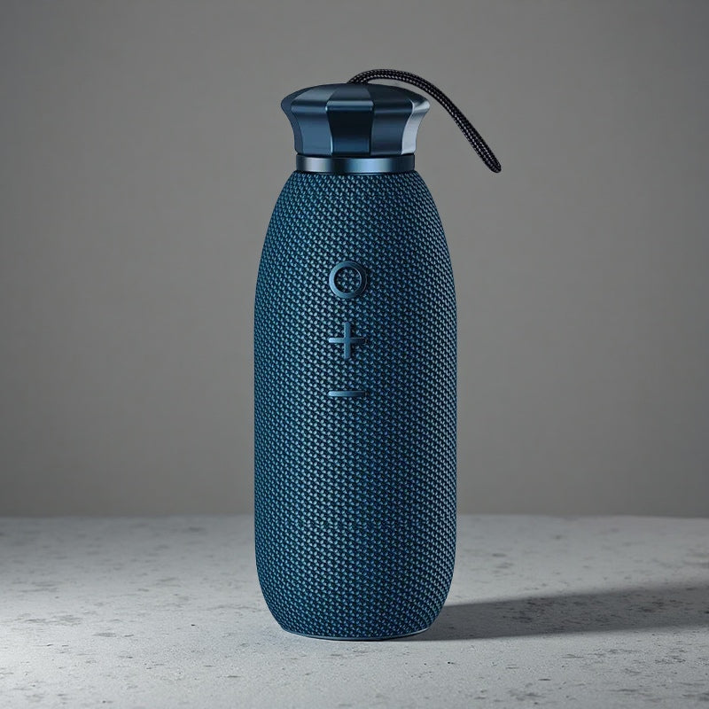 Portable Outdoor Wireless Bluetooth Speaker – 360° Powerful Waterproof Sound Blue USB