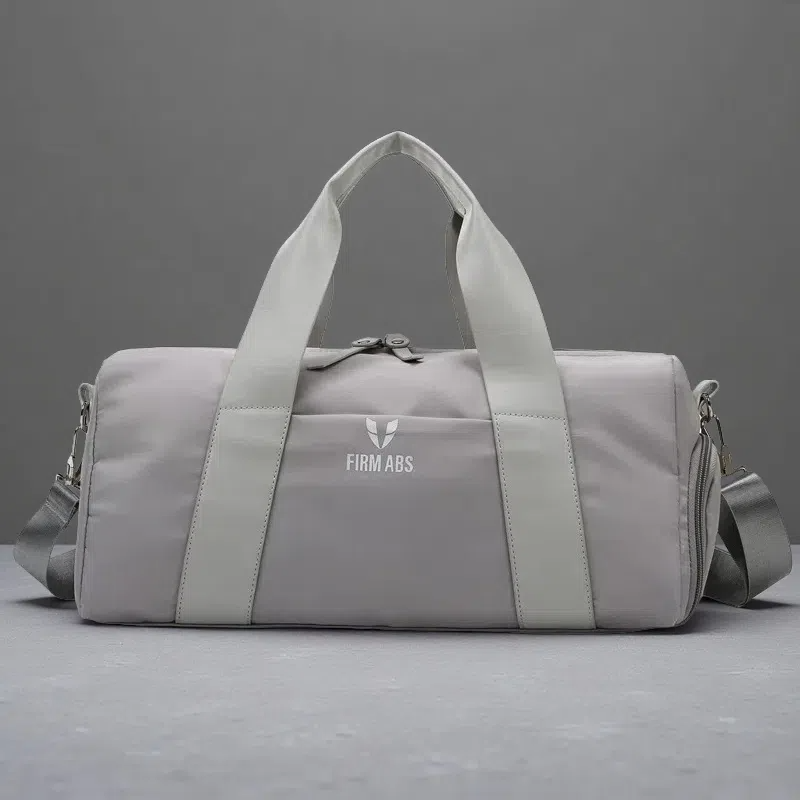Gym Bag with Dry/Wet Separation – Stylish Crossbody for Short-Distance Travel & Yoga Mysterious Gray