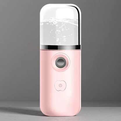 Household Handheld Face Care Beauty Spray Device – USB Nano Steaming Face Humidifier Pink