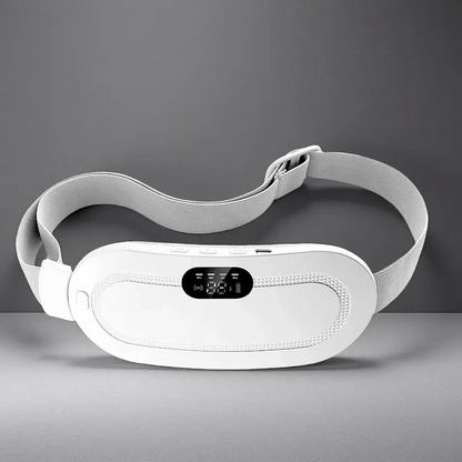 Intelligent Temperature Regulating Menstrual Belt with Heat & Vibration Massage White USB