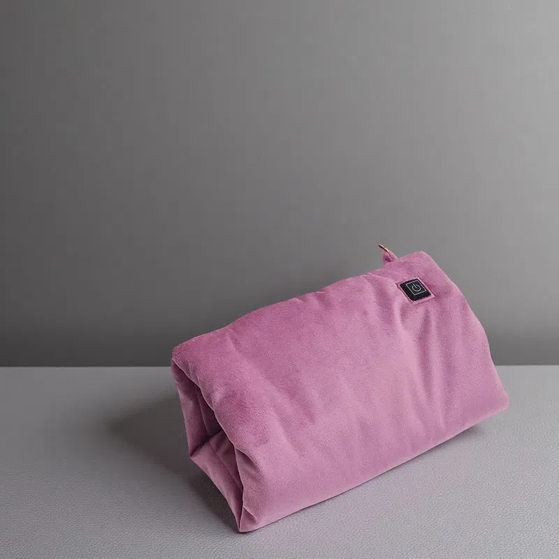 Multifunctional Heating Hand Warmer Crossbody – Portable Electric Hand Bag with USB Power Light Purple