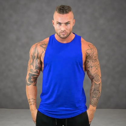 Blank Cotton Waistcoat Loose Bodybuilding Fitness Sports Vest