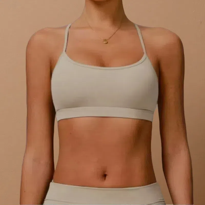 Women's Quick-Drying Sports Bra – Breathable Pullover Fitness Underwear