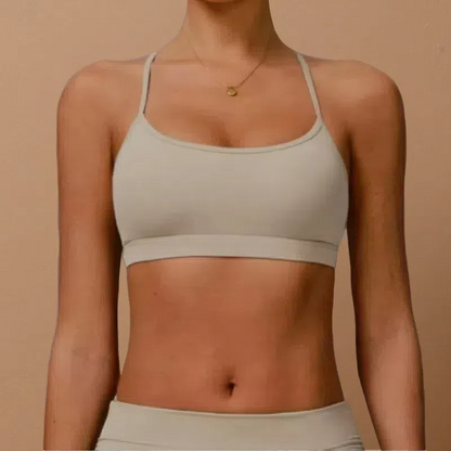 Women's Quick-Drying Sports Bra – Breathable Pullover Fitness Underwear