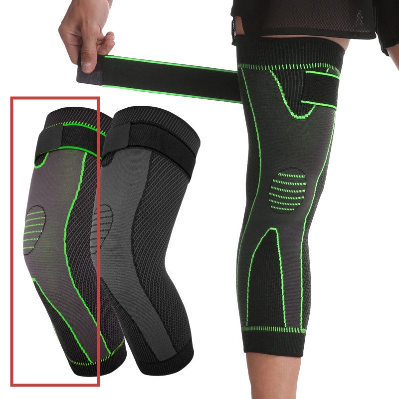 Large Calf Pressure Lengthened Knee Pad – Compression Support for Sports & Outdoor Activities