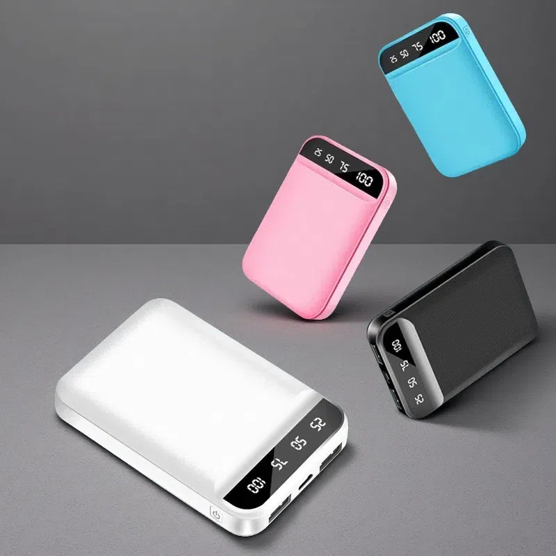 Large Capacity Mini Power Bank – Compact Multi-Port Charger for On-the-Go Power
