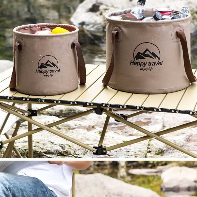 Outdoor Foldable PVC Bucket – Portable & Durable for Fishing, Camping & More