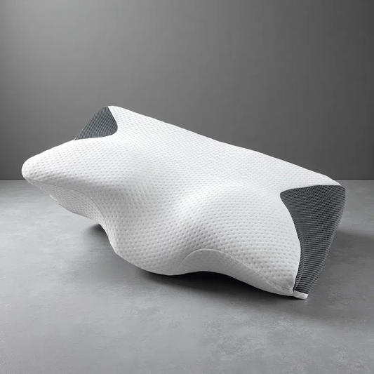 Bull Horn Memory Sleep Pillow – Ergonomic Neck Support for Deep Rest