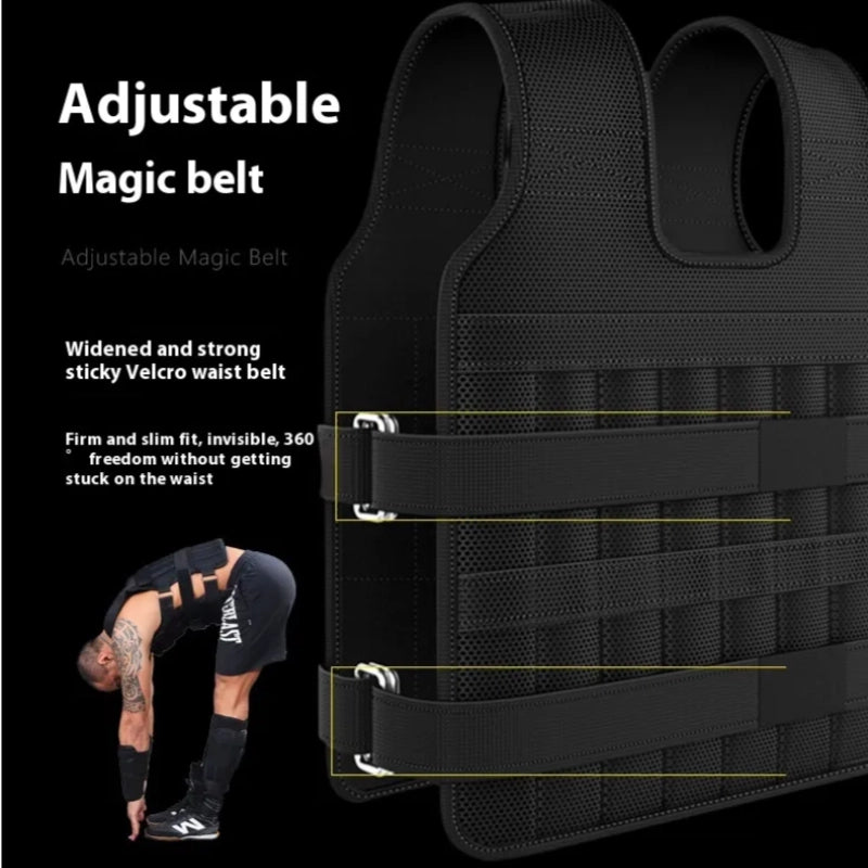 Weight Vest for Running & Training – Adjustable Load Sports Vest for Men & Women