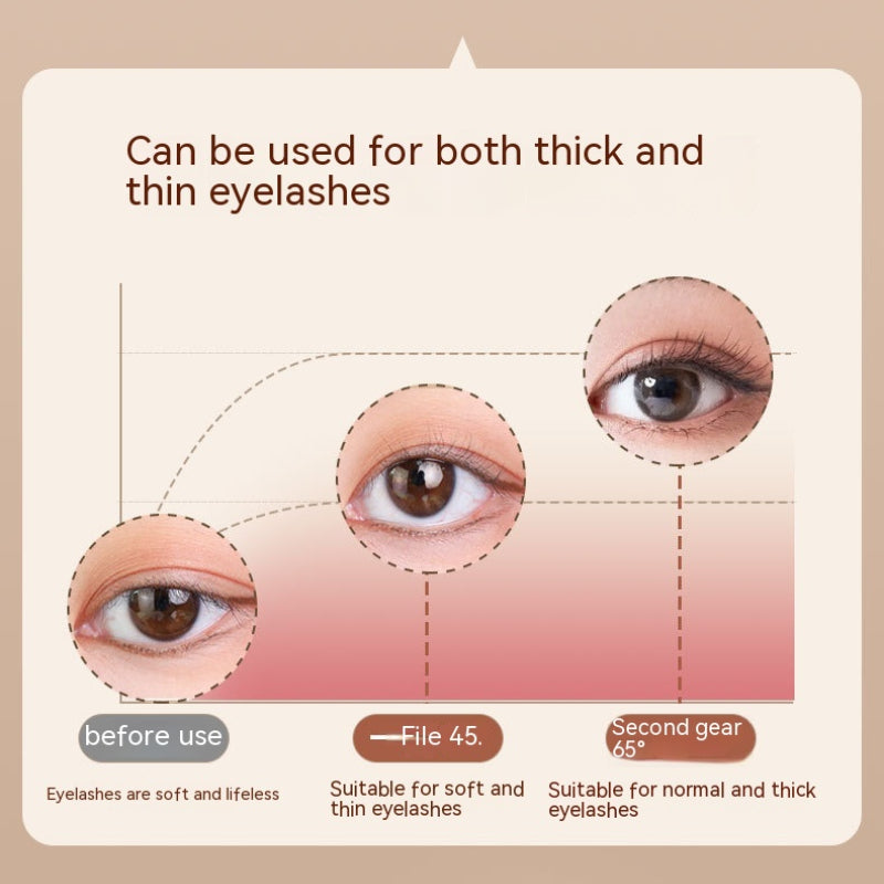 Electric Temperature-Control Eyelash Curler – Quick-Heat Lash Lifter for All-Day Hold