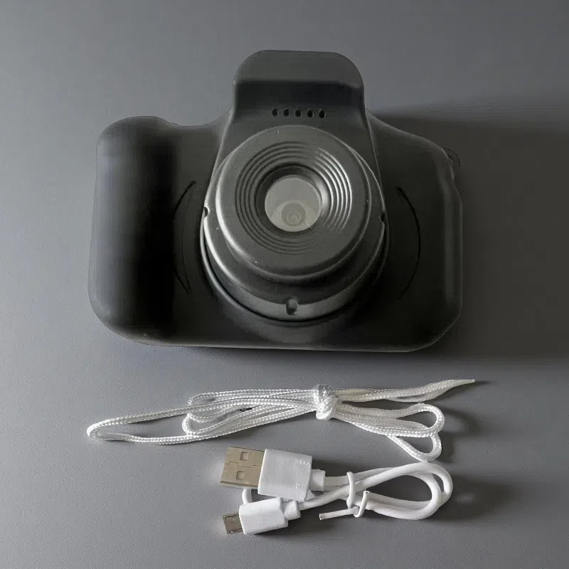 X2 HD Mini Cartoon Kids Digital Camera – 13MP Silicone Body with Full HD Video and 2.0" LCD Screen Black USB