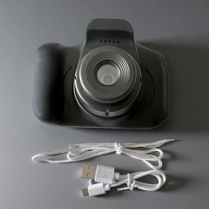 X2 HD Mini Cartoon Kids Digital Camera – 13MP Silicone Body with Full HD Video and 2.0" LCD Screen Black USB