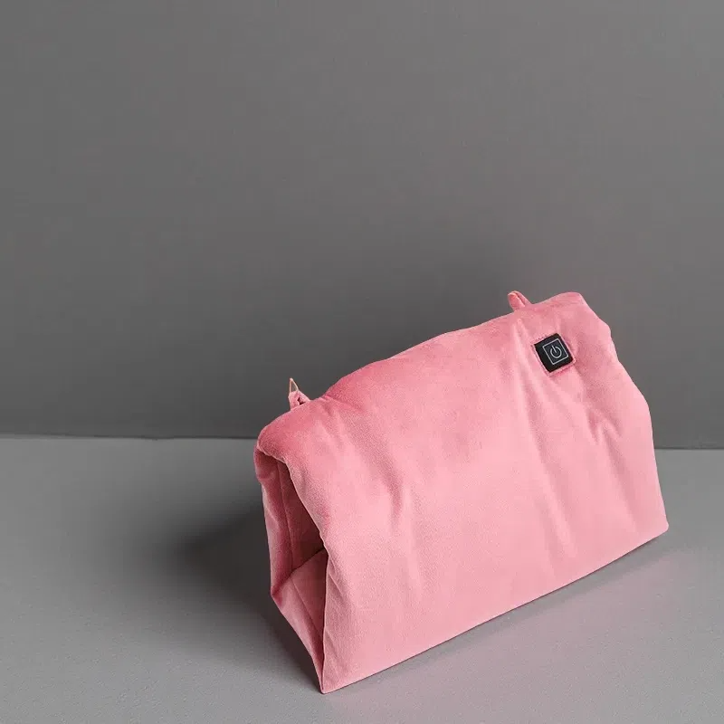 Multifunctional Heating Hand Warmer Crossbody – Portable Electric Hand Bag with USB Power Pink
