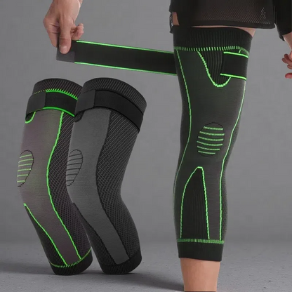 Large Calf Pressure Lengthened Knee Pad – Compression Support for Sports & Outdoor Activities
