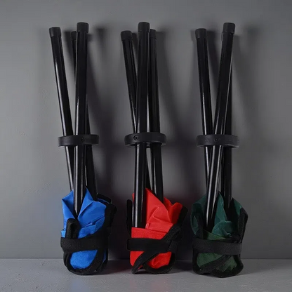 Camping Folding Chair – Heavy-Duty Tripod Stool with Waterproof Oxford Cloth Seat