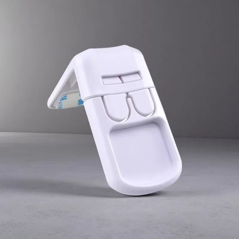 Child Safety Drawer Right Angle Lock – Secure ABS Childproof Lock for Cabinets and Drawers