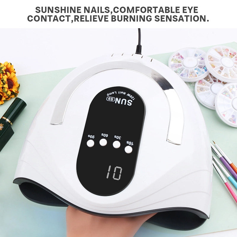 Nail Polish Glue Dryer – 120W High-Power LED UV Lamp