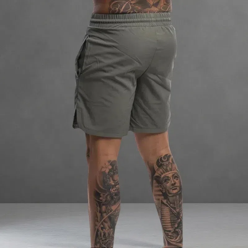 Men's Breathable Cotton-Blend Workout Shorts – Casual & Athletic Fit