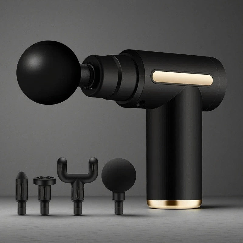 Electric Massager Relieves Muscle Massage Gun Black USB