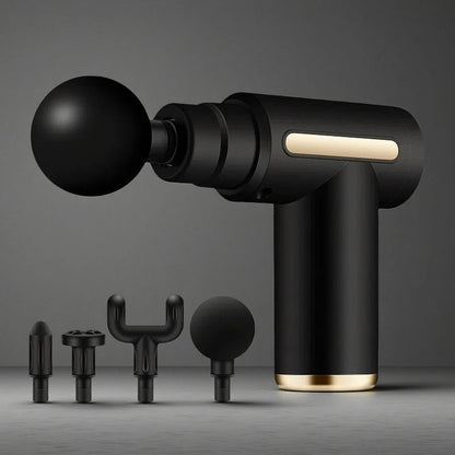 Electric Massager Relieves Muscle Massage Gun Black USB