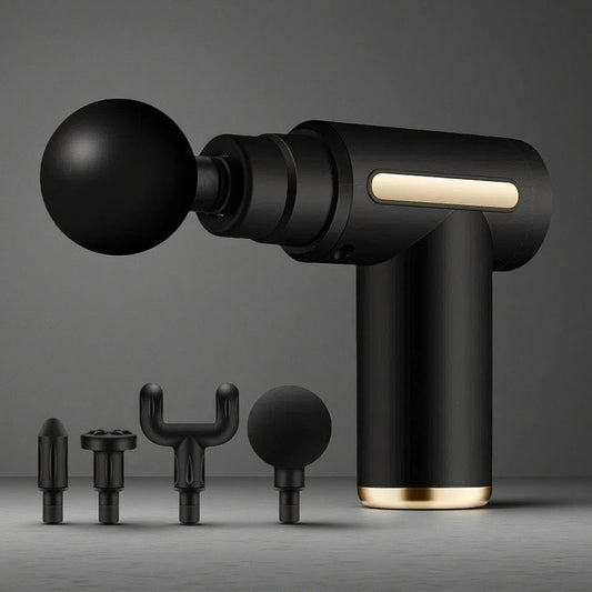Electric Massager Relieves Muscle Massage Gun Black USB