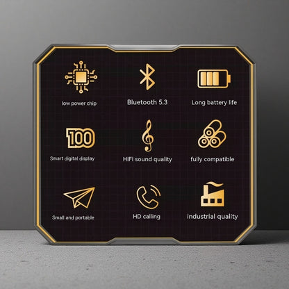 Wireless Noise-Reduction Bluetooth Earbuds – Digital Display, Voice Control, Long Battery Life