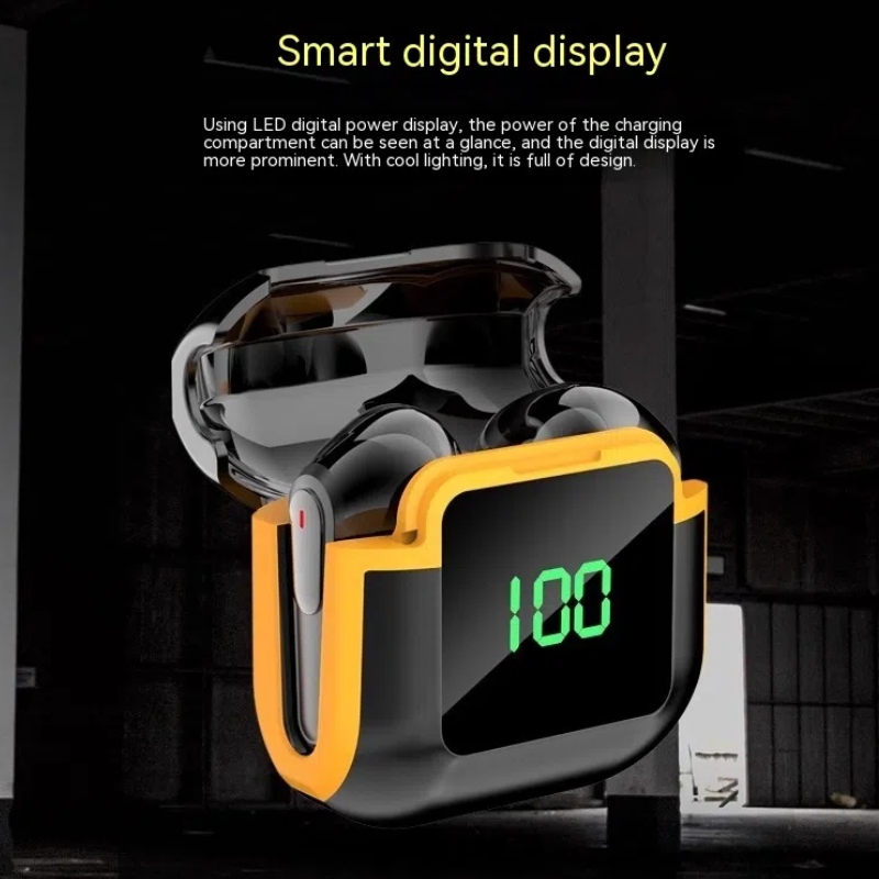 Wireless Noise-Reduction Bluetooth Earbuds – Digital Display, Voice Control, Long Battery Life