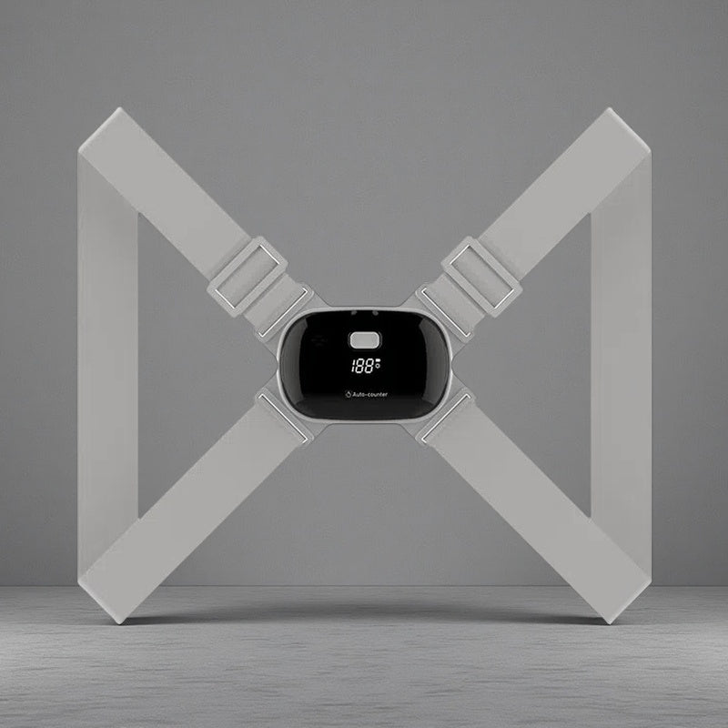 Smart Posture Corrector Belt with Sensor Reminder – Invisible Back Support for Adults & Children Grey USB