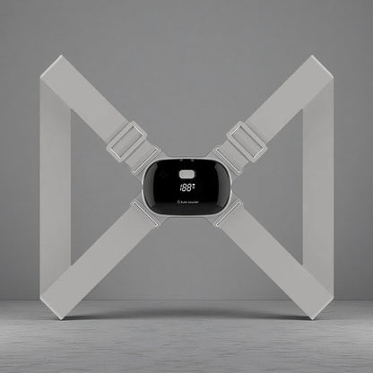 Smart Posture Corrector Belt with Sensor Reminder – Invisible Back Support for Adults & Children Grey USB