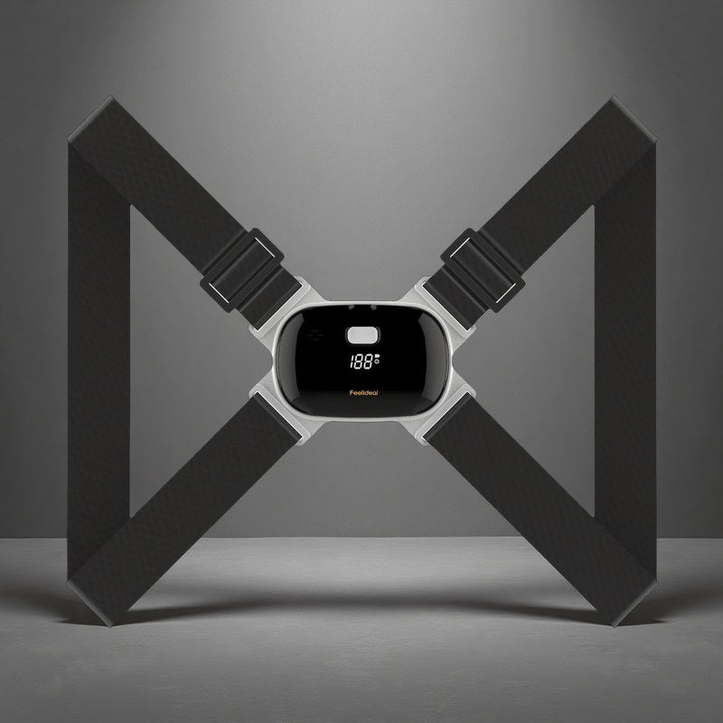 Smart Posture Corrector Belt with Sensor Reminder – Invisible Back Support for Adults & Children Black USB