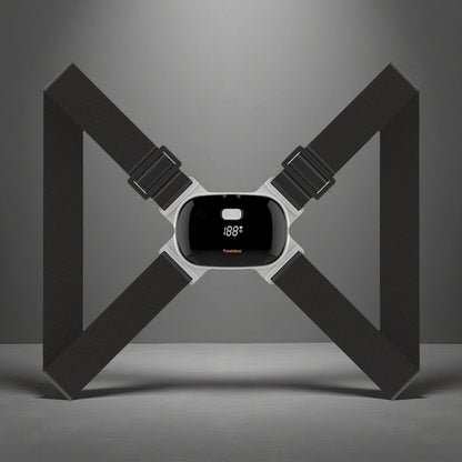 Smart Posture Corrector Belt with Sensor Reminder – Invisible Back Support for Adults & Children Black USB