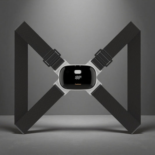 Smart Posture Corrector Belt with Sensor Reminder – Invisible Back Support for Adults & Children Black USB