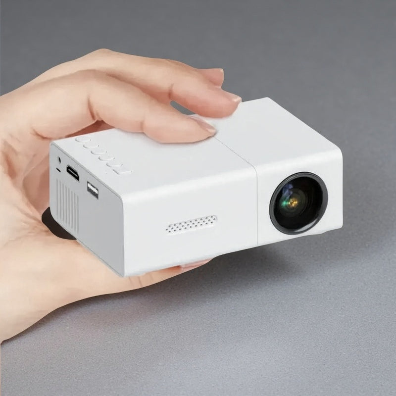 M100 Mini Portable LED Projector – Home Theater, Multiple Plug Standards White American Standard