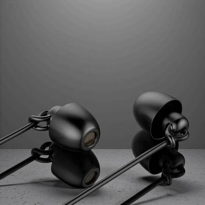 Soft Silicone Soundproof Wired In-Ear Headphones with Microphone – Comfortable Noise Isolation