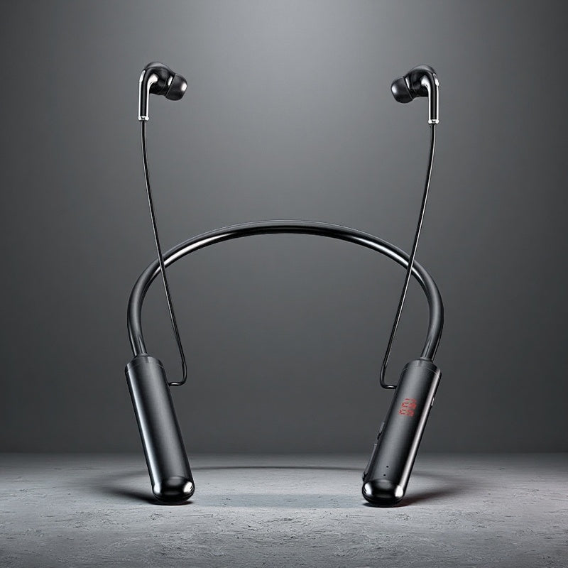 Sports Neckband Wireless Headphones Model 960 – Long Battery Life Bluetooth 5.0 Black