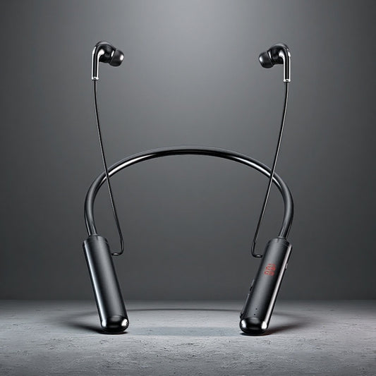 Sports Neckband Wireless Headphones Model 960 – Long Battery Life Bluetooth 5.0 Black