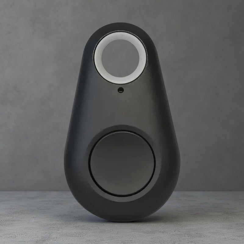 Water Drop Bluetooth Pet Finder – Anti-Dropping Tracker with Bi-Directional Positioning Black