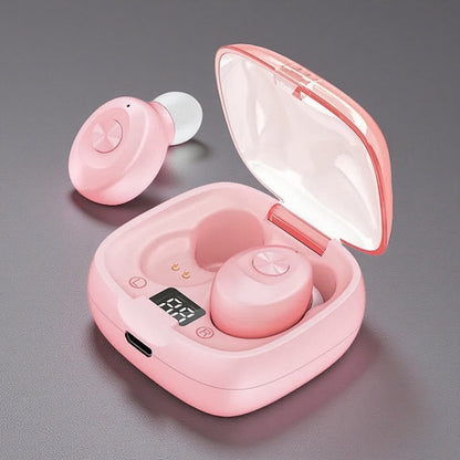 Noise-Canceling Bluetooth Sports Earbuds – Wireless Dual Mic IPX5 Waterproof XG8 Pink