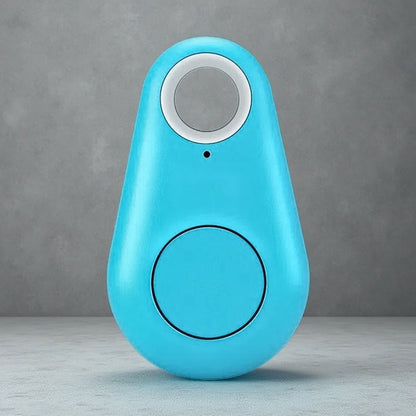 Water Drop Bluetooth Pet Finder – Anti-Dropping Tracker with Bi-Directional Positioning Blue