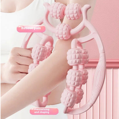 Ring Roller Small Leg Massage Machine – Double-Row Fitness & Body Shaping Massager