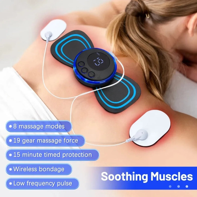 Portable Electric Pulse Shoulder and Neck Mini Cervical Spine Massage Instrument